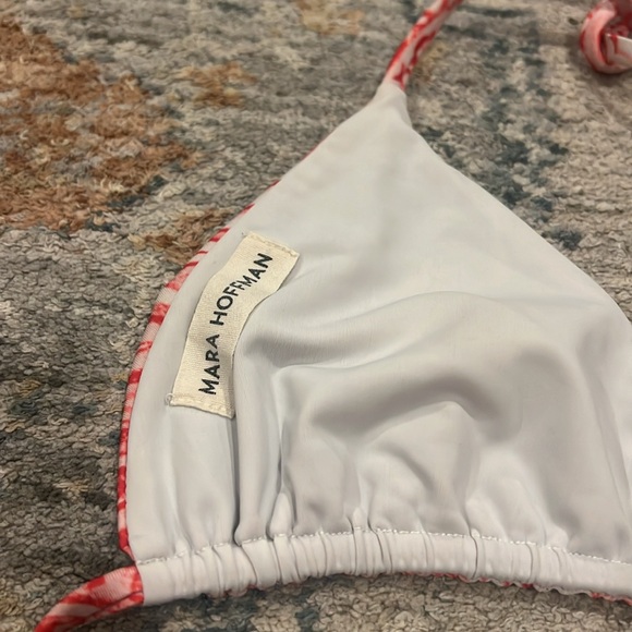 EUC Mara Hoffman Rae Bikini Top M + Lei Bikini Bottom L - Picture 6 of 7
